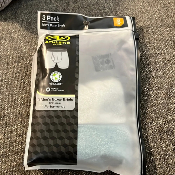 NWT Athletic Works (3 pack) Men's Boxer Briefs - Picture 1 of 7